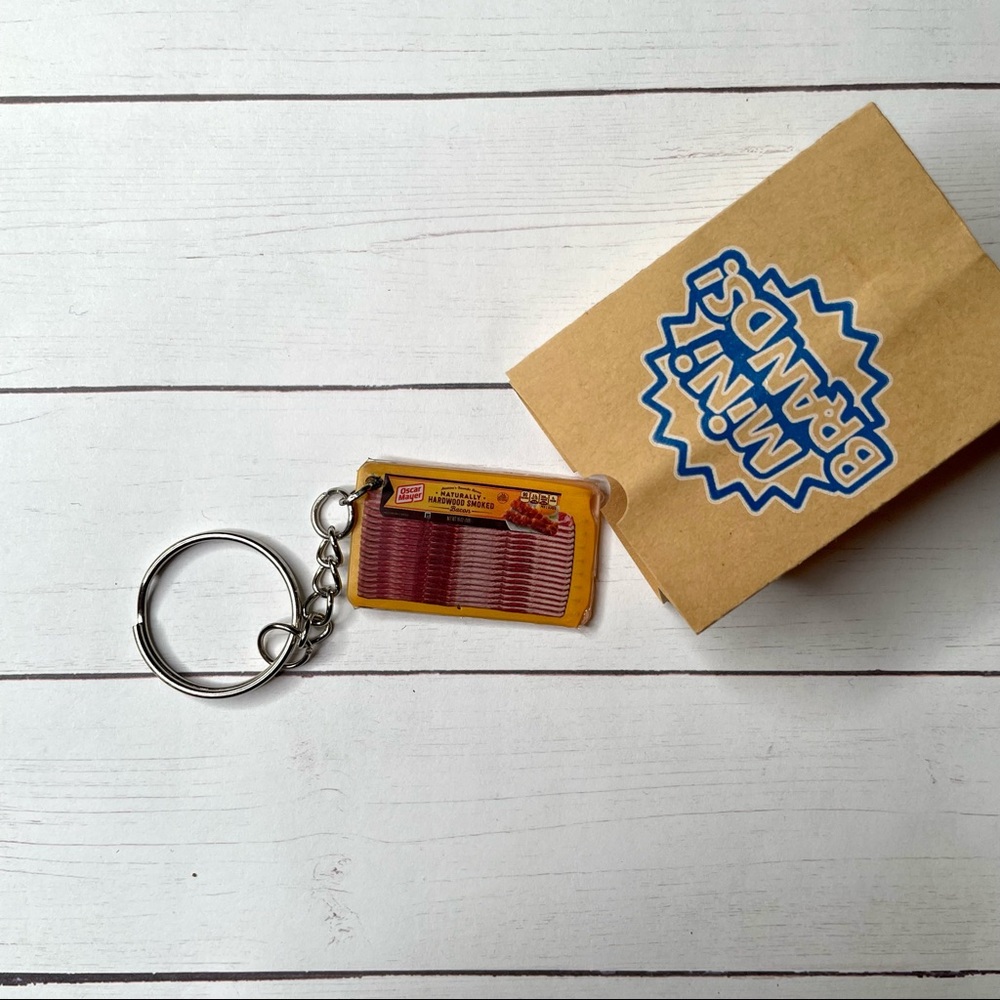 Bacon Keychain | Handmade | Mini Brands | Unique | Unisex